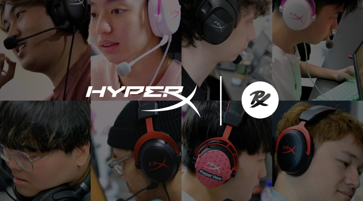 HyperX ขยายความร่วมมือการเป็นผู้สนับสนุนอุปกรณ์เสริม อย่างเป็นทางการให้กับทีม Paper Rex Esports